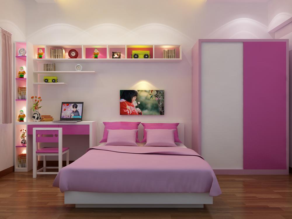 Bạn sẽ thấy những màu pastel nhẹ nhàng, tươi sáng, tạo nên không gian tĩnh lặng và ngọt ngào cho phòng ngủ bé gái của mình. Bạn sẽ không thể chối từ với sự đẹp rực rỡ của những tông màu này!