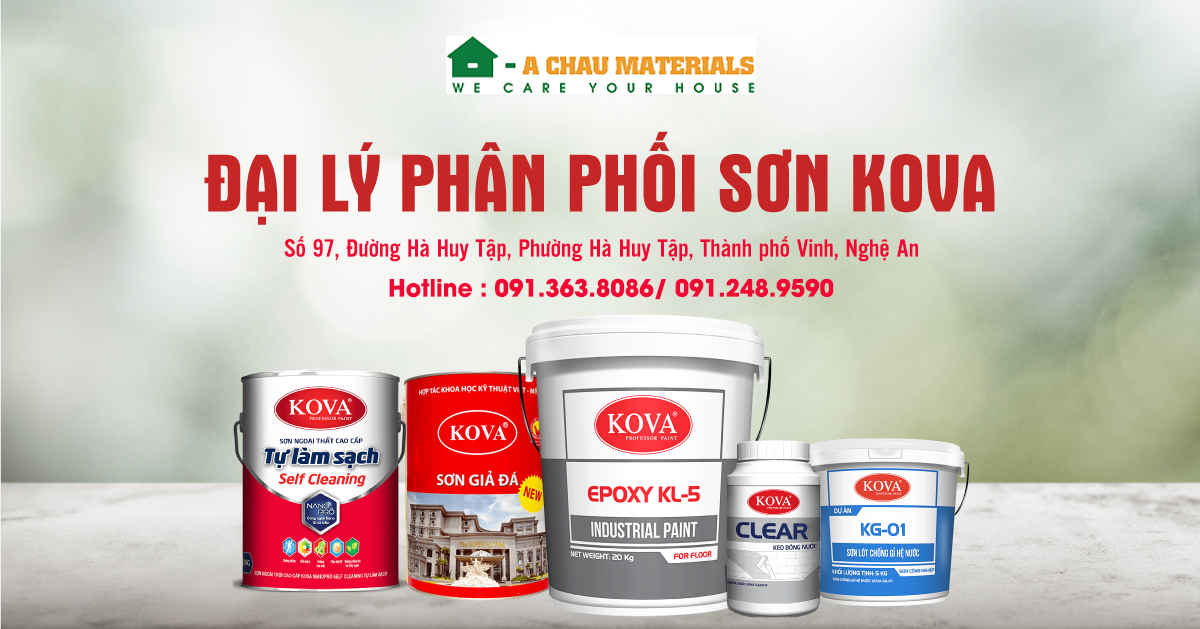 Cùng Vlxd Á Châu Nhận Biết Sơn Kova Chính Hãng Tránh Mua Nhầm Sơn Giả Vlxd Á Châu Tại Nghệ An 2157